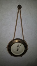 alte Wanduhr / Kordeluhr mit