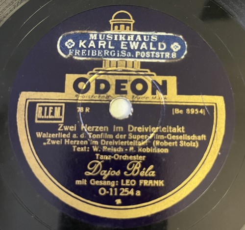 78rpm dajos bela - dajos, leo