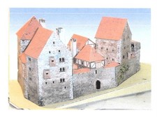 Burg SCHAUENBURG Maßstab 1:275 Karton-, Papiermodell