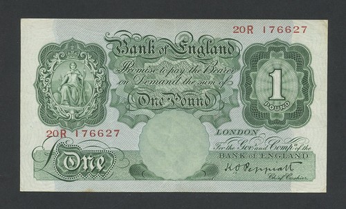 Bank england 1 schein - bank,
