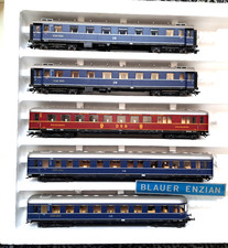 LILIPUT BLAUER ENZIAN Wunderschöne Zugpackung 2-Leiter-Gleichstrom 5-teilig