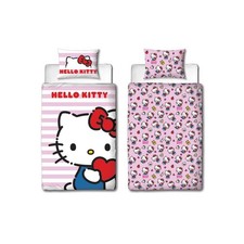 Hello Kitty Bettwäsche Set Einzelne Wendbare Hello Mädchen Polybaumwolle