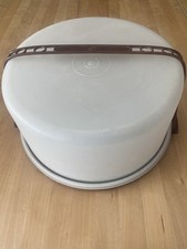 Tupperware Konditor A44 braun, groß, Tortenbehälter gebraucht
