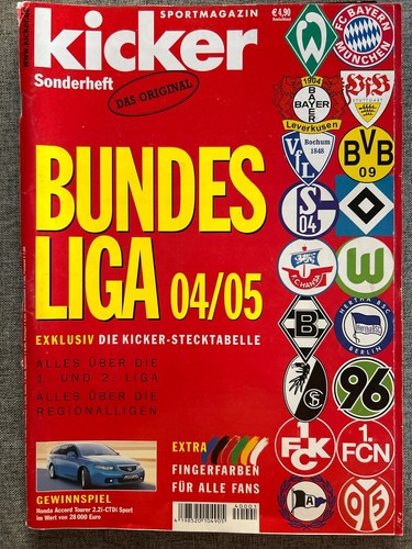 Kicker sonderheft bundesliga - sonderheft,