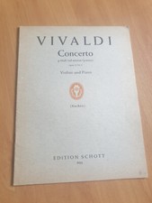 Noten: VIVALDI Concerto / g-Moll Opus 12 Nr. 1 / Violine und Piano