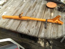 Holm Gestänge Rahmen Gabel Gestell Ersatzteil AS27 Enduro Mäher Hochgrasmäher