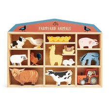 Tender Leaf Toys Display Bauernhoftiere 8483