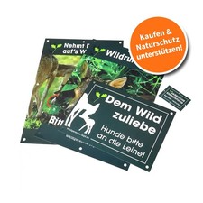 Waidgerechte Jagd Schilder-Set