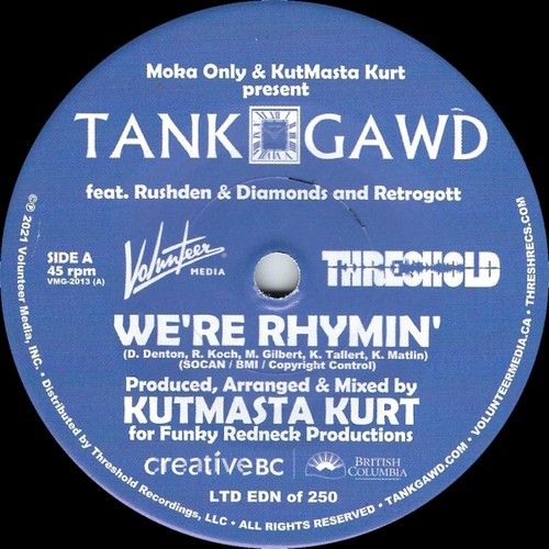 Tank gawd re - -, rhymin'