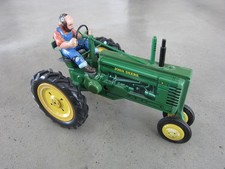 John Deere Modell "B" Tractor Franklin Mint Blechspielzeug Traktor z. Aufziehen