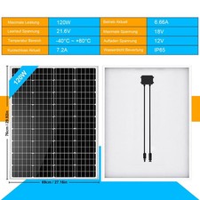 Solarmodul Monokristallin 120