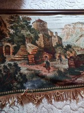 Wandteppich vintage gewebt - vermutliche Herstellung in 70er Jahren