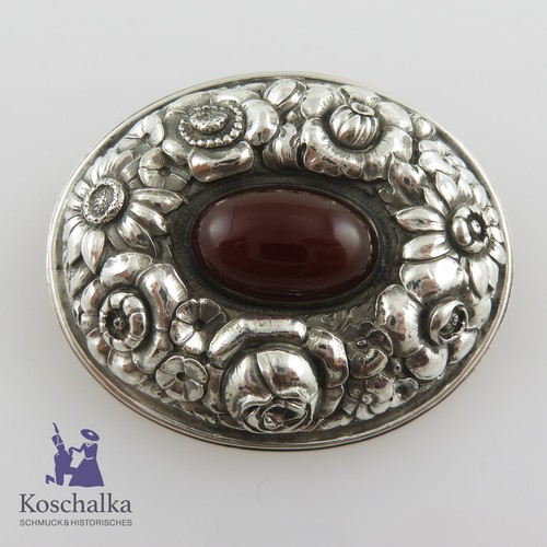 Antike 800er silber brosche - antike,