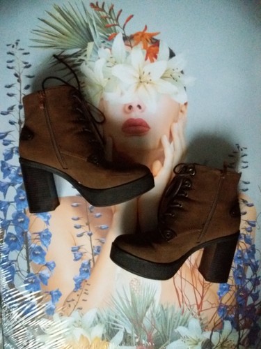 Plateau stiefeletten - plateau,