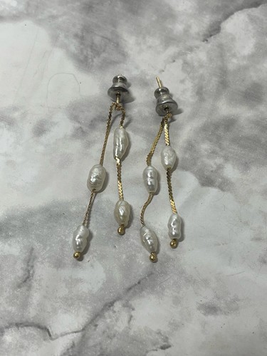 Vintage ohrhänger 14k massiv - ohrhänger,