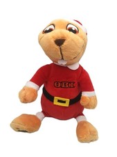 OBI Baumarkt BIBER 32 cm Weihnachten Plüschtier Kuscheltier Werbefigur Hörnchen