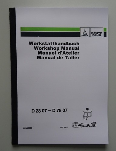 Werkstatthandbuch 2807 bis - 2807,