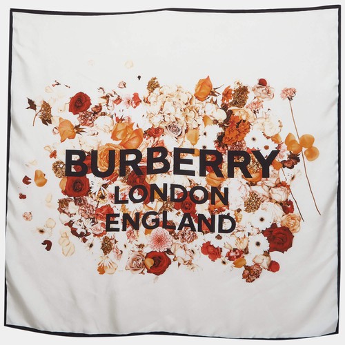 Burberry seidenschal weiß - seidenschal,