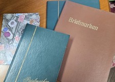 +++ Vier Briefmarkenalben +++