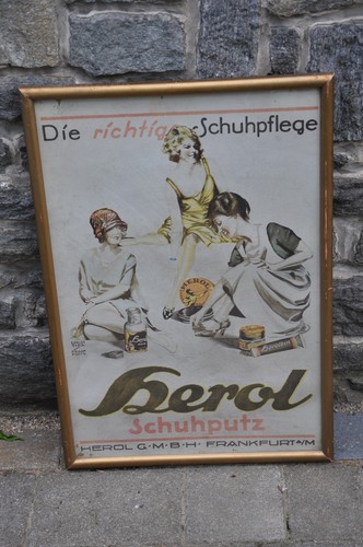 Altes reklameschild 20er - altes,