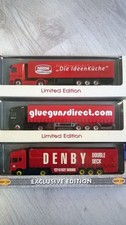 3 x Schuco Lkw  Werbemodelle