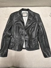 Damen Jacke Leder Größe 36