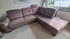 Ecksofa mit Bettkasten + Sessel