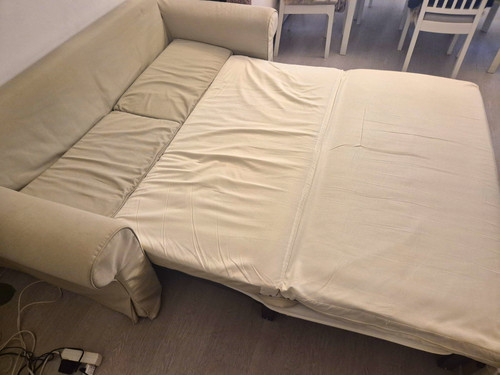 Ikea schlafsofa sitzer beige - ikea,