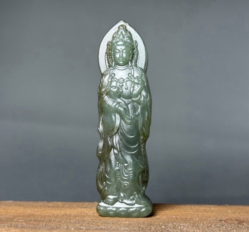 Nephrit jade buddha edelstein - jade,