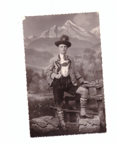 Foto ansichtskarte bub - bub, bayern