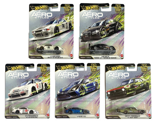 Hot wheels aerostyles - hot, set