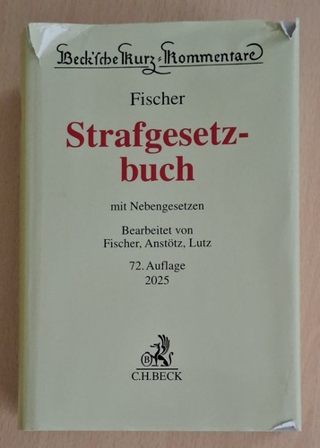 Strafgesetzbuch auflage - 72.,