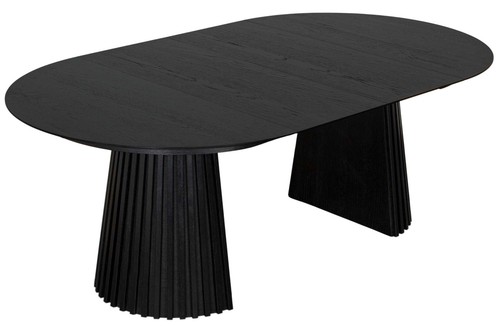 Esstisch andria black oak - esstisch, oval