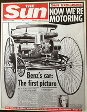 1886 PLAKAT/ZEITUNG 1 SEITE 