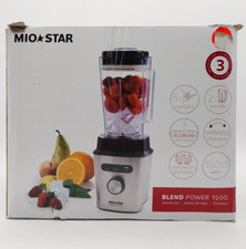 Mio Star Blend Power 1500 Standmixer 1500W Mixer Edelstahl Zubehör  #KT3169D-Ü