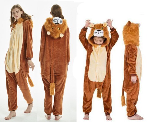 Tier löwe overalls erwachsene - tier,