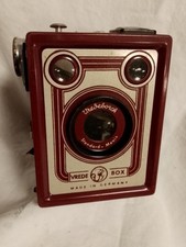 Vredeborch / Vrede-Box Standard Menis Rot Mittelformat Box Kamera Analog Retro