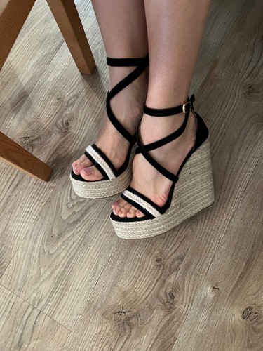 Espadrilles keilabsatz - espadrilles,