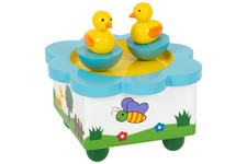 small foot 7489 Spieluhr "Ententanz" Spieldose mit Enten Holz
