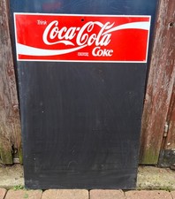 Reklame Schild Wirtschaft Coca Cola Coke 75 x 50 Aushang Werbetafel Preisschild