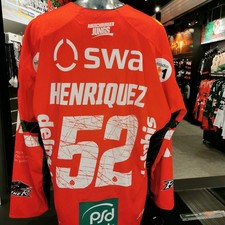 GAME WORN TRIKOT HOCKEY IS DIVERSITY #52 HENRIQUEZ Augsburger Panther 2025-26