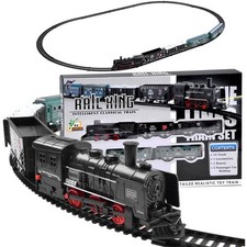 Modelleisenbahn Elektrische Zug Eisenbahnzug Eisenbahn Lokomotive 4 Waggon