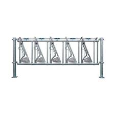 Sicherheits-Selbstfangfressgitter 5 Plätze auf 4 m Fressgitter für Rinder