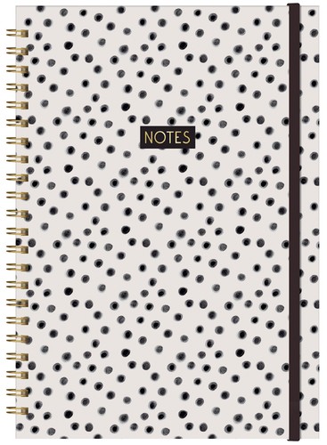 Punkte notizbuch liniert - notizbuch,