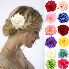 Haarclip Rose Brosche Blüte