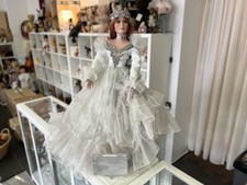 Rustie Künstlerpuppe Porzellan Puppe 85 cm. Top Zustand 