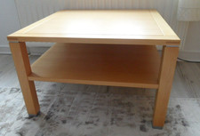 Hochwertiger HÜLSTA Couchtisch, quadratisch in Buche - TOP!