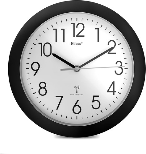 Mebus funk wanduhr - funk-wanduhr, mit