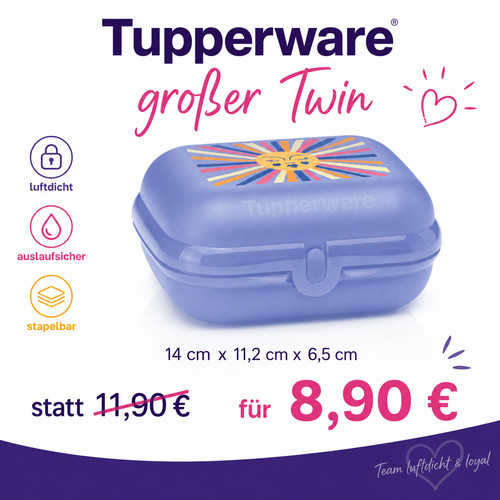 Tupperware twin brotdosen - tupperware,
