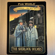 Bar Blechschild, Pub World "The Sherlock Holmes", 29 x 39 cm